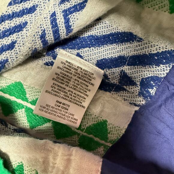 Anthropologie VERB Sz Small Sylvia Babydoll Top Embroidered Green Cotton Blend - Picture 8 of 10